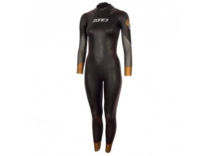 Women's Thermal Aspire Wetsuit / Black/Grey/Gold/Red / XS