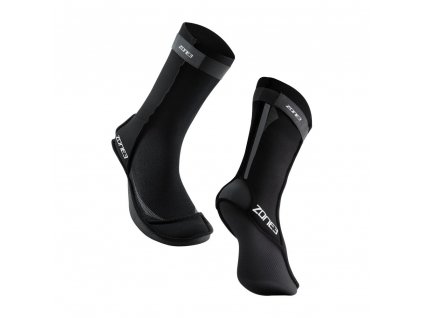 Neoprene Swim Socks / Black/Silver / S