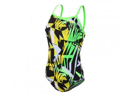 Women's High-Jazz 2.0 Strap Back Costume / Black/Yellow/Green/White / 28