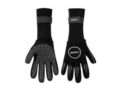 Neoprene Swim Gloves / Black/Silver / S (Varianta M)