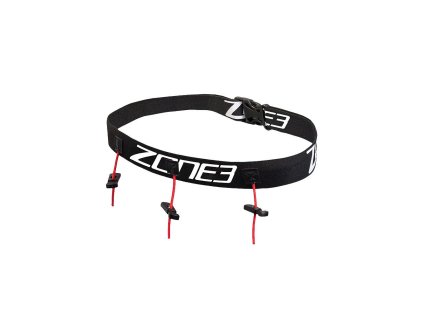 Kid's Race Belt / Black/White/Red / OS