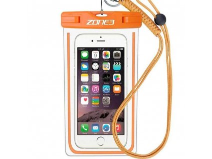 Waterproof Phone Pouch / Clear/Orange / OS (Varianta OS)