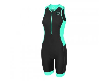 Women's Aquaflo Plus Trisuit / Black/Grey/Mint / XS