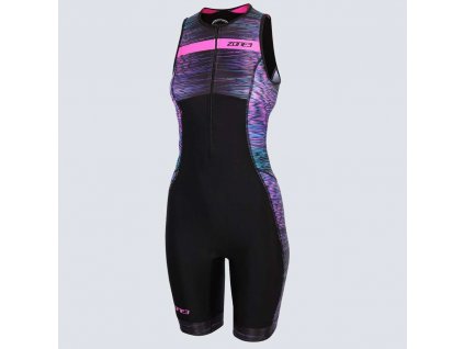 Women's Activate Plus Trisuit - Momentum / Blue/Pink/Black / XS