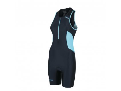 Women's Activate Trisuit / Black/Turquoise / XS