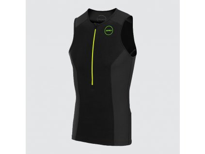 Mens Aquaflo Plus Top / Black/Grey/Neon Green / S