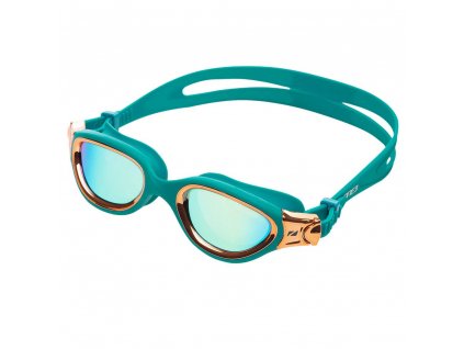 Venator-X Swim Goggles / Teal/Copper - Lens: Polarized Revo Gold / OS