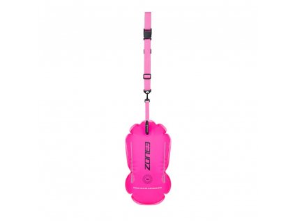 Recycled Swim Safety Buoy / Tow Float / Hi-Vis Pink / OS