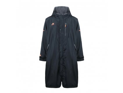 Recycled Parka Changing Robe / Black/Grey/Orange / S (Varianta S)