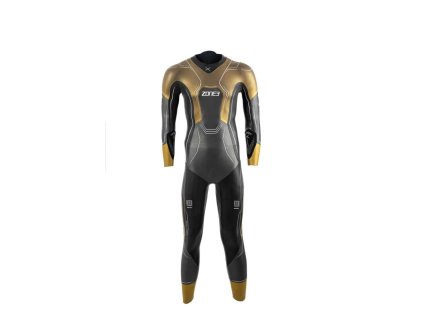 Men's Vanquish-X Wetsuit - Limited Edition / Gunmetal/Gold / SM (Varianta SM)