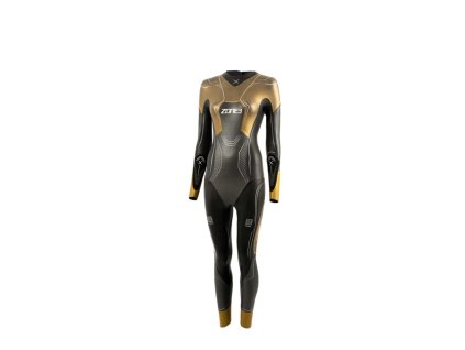 Women's Vanquish-X Wetsuit - Limited Edition / Gunmetal/Gold / S (Varianta S)