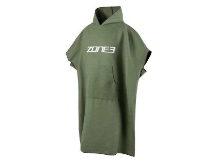 Microfibre Changing Robe / Khaki/White (Varianta OS)