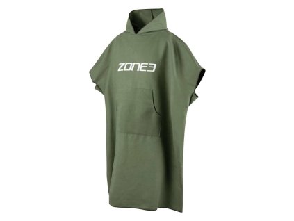 Microfibre Changing Robe / Khaki/White / OS