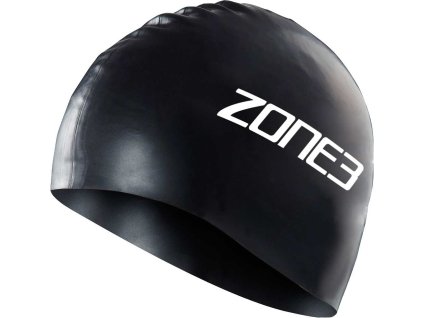 Silicone Swim Cap / Black / OS