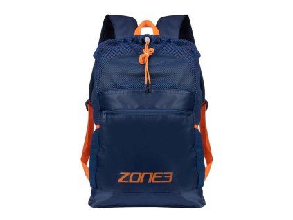 Large Mesh Training Backpack  / Navy/Orange (Varianta OS)