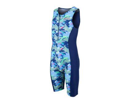 Kid's Digital Print Trisuit / Navy (Varianta S)