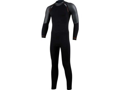 Men's Active-Flex Wetsuit / Black/Orange (Varianta S)