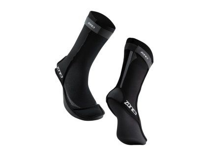 Neoprene Swim Socks / Black/Silver (Varianta M)