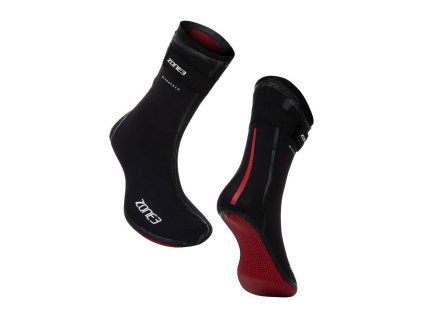 Neoprene Heat-Tech Socks / Black/Red (Varianta S)