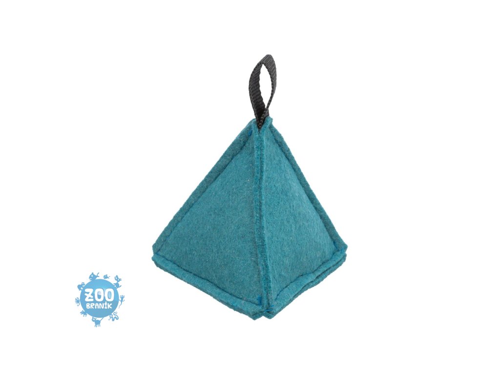 CityStyle PYRAMIDA s catnipem, hračka pro kočky, plsť 7 cm
