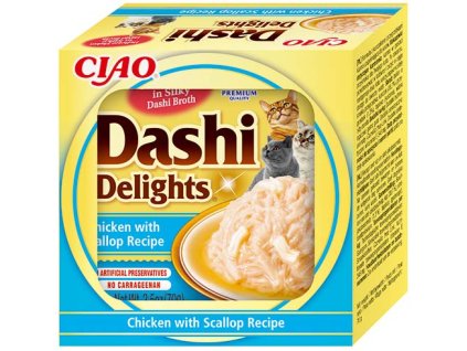 Dashi Delights vanička kuře s hřebenatkou 70g