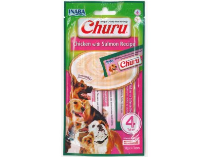Churu Dog Chicken with Salmon 4x14g