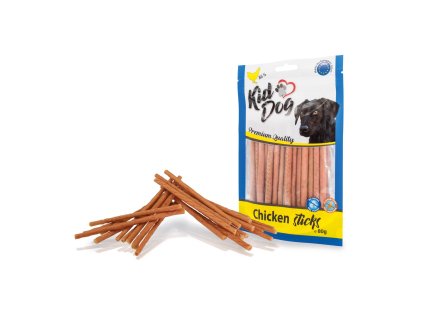 KIDDOG kuřecí tyčinky extra tenké 80 g
