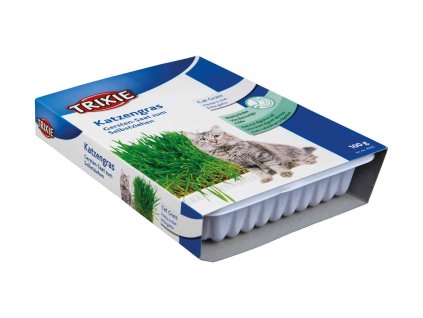 Tráva pro kočku v misce 100g