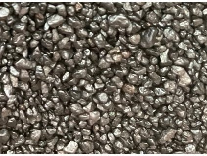 Křemenný štěrk 2-3 mm 1 Kg vážený černý