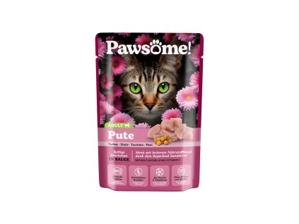 Pawsome! Adult s krůtím masem 85 g