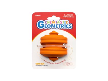 Petdreamhouse Chewtastic Geometrics Geo-Hex – oranžová