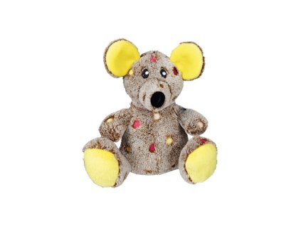 Plyšová myš s puntíky 17 cm