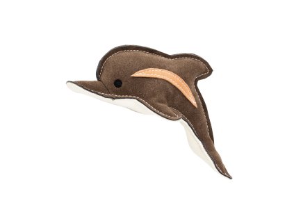 Delfín, kožená robustní hračka 22 cm