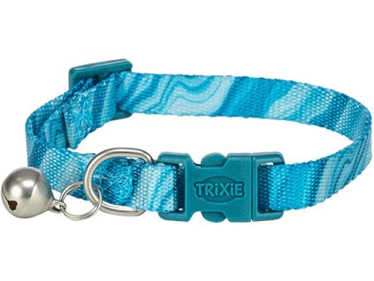 Obojek pro kočky, batika, s rolničkou, různé barvy