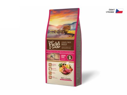 44454 sams field grain free beef angus 13 kg 01