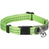Nylonový obojek pro kočku, s adresou, reflexní, různé barvy