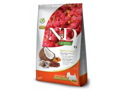 N&D Quinoa DOG Skin & Coat Herring &Coconut Mini