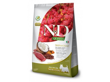 N&D Quinoa DOG Skin & Coat Duck & Coconut Mini