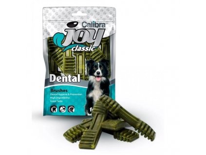 Calibra Joy Dog Classic Dental Brushes 85g NEW