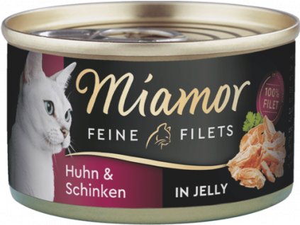 Konzerva MIAMOR Filet tuňák + šunka v želé 100g