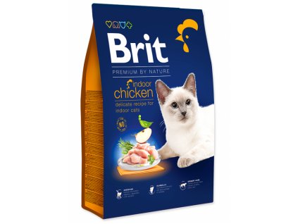 brit premium by nature cat indoor chicken 8kg default