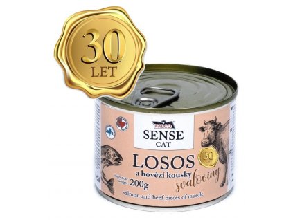 FALCO SENSE CAT losos a hovězí 200g