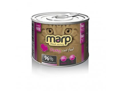 Marp Variety Turkey CAT konzerva pro kočky krůta + játra 200g