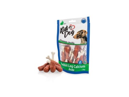 Kiddog králičí maso na kalciové kostičce 80g
