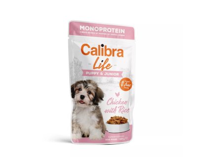 4512 calibra life dog kapsicky puppy and junior chicken and rice