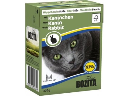 BOZITA kousky v omáčce s králičím masem 370 g