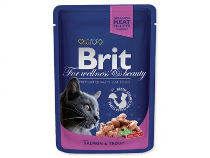 Brit Premium Cat Salmon & Trout 100g