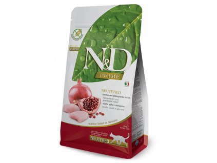 N&D PRIME CAT Neutered Chicken & Pomegranate