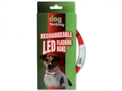 Obojek DOG FANTASY LED světelný 70 cm