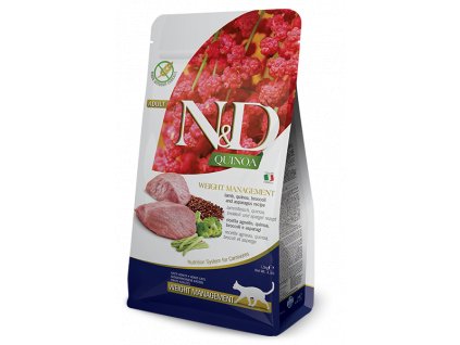 N&D Quinoa CAT Weight Management Lamb & Broccoli